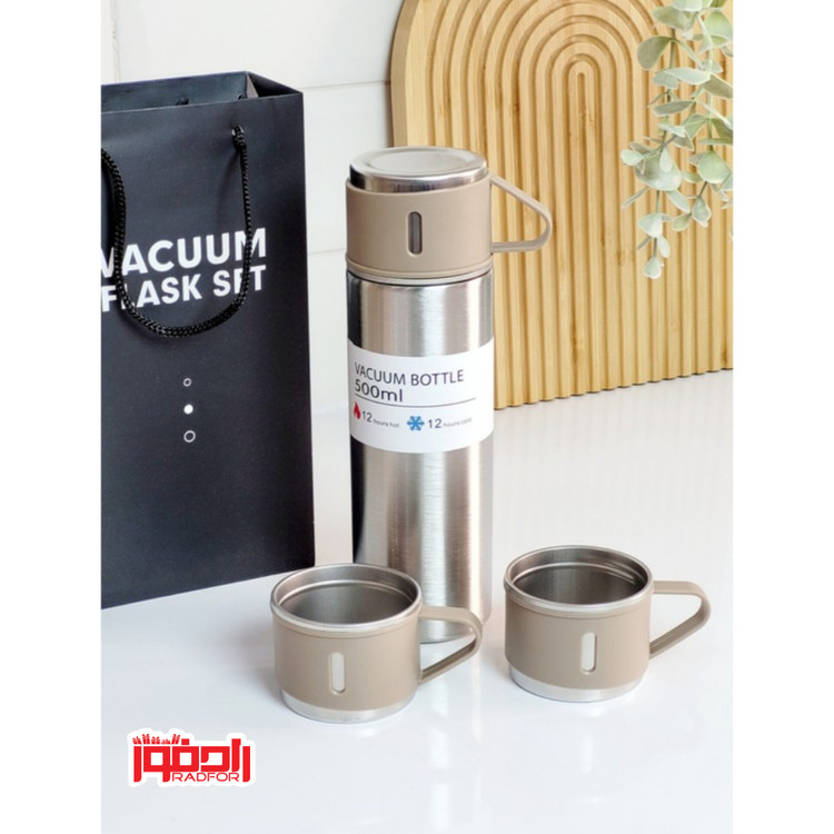 فلاسک سه کاپ تبلیغاتی