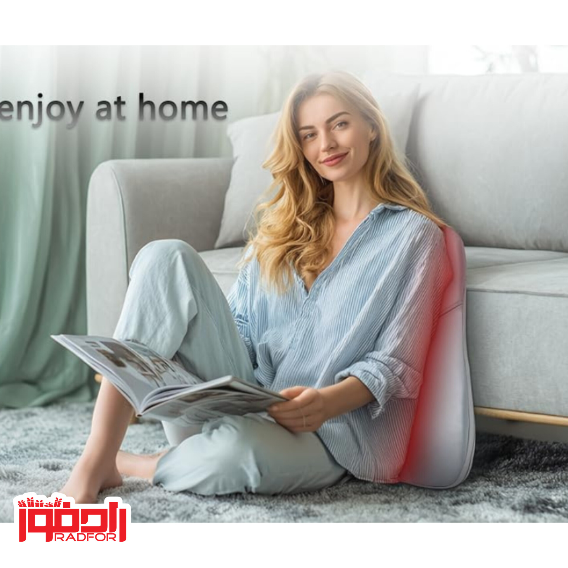 ماساژور سبک و قابل حمل کمر