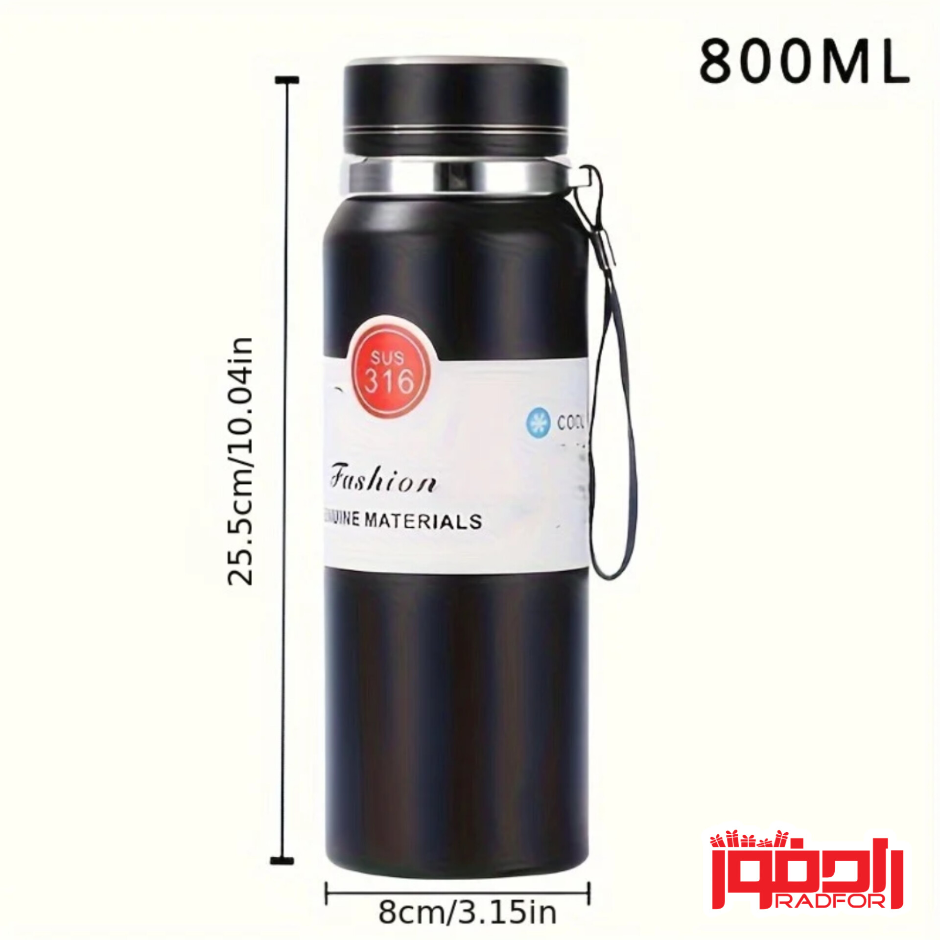 فلاسک استیل 800 میلی لیتر