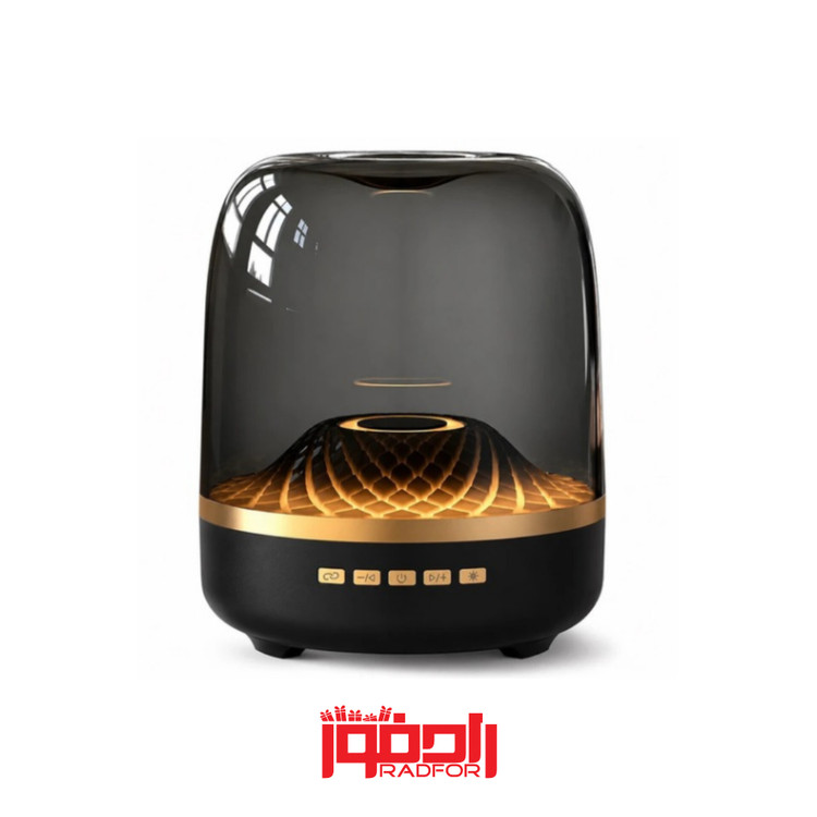 اسپیکر بلوتوثی چراغ دار دیاموند مدل BIG DIAMOND با نور LED