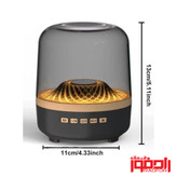 اسپیکر بلوتوثی چراغ دار دیاموند مدل BIG DIAMOND با نور LED