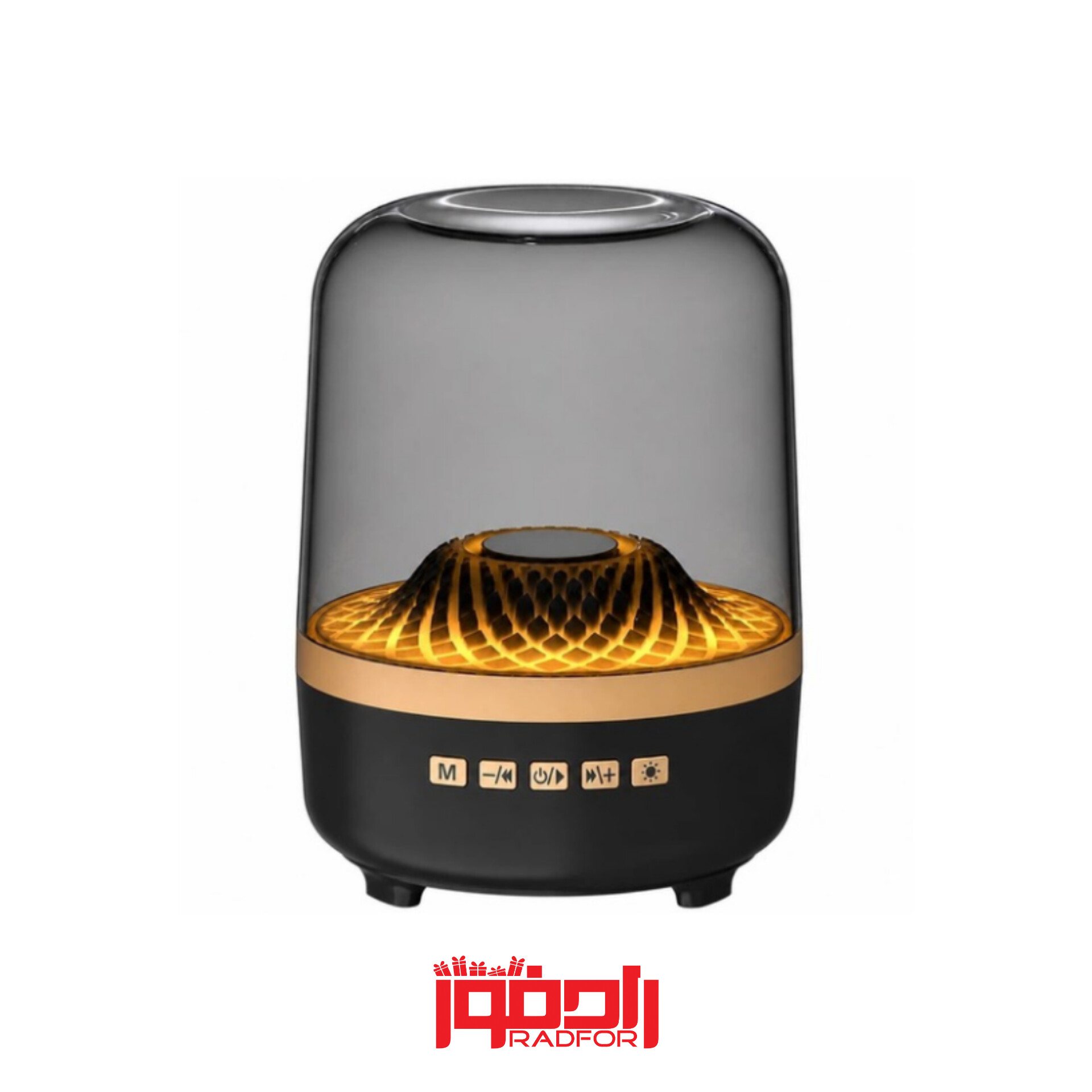 اسپیکر بلوتوثی چراغ دار دیاموند مدل BIG DIAMOND با نور LED