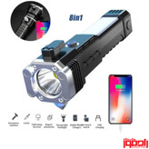 چراغ قوه دستی مدل 8 کاره led torch