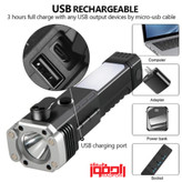 چراغ قوه دستی مدل 8 کاره led torch