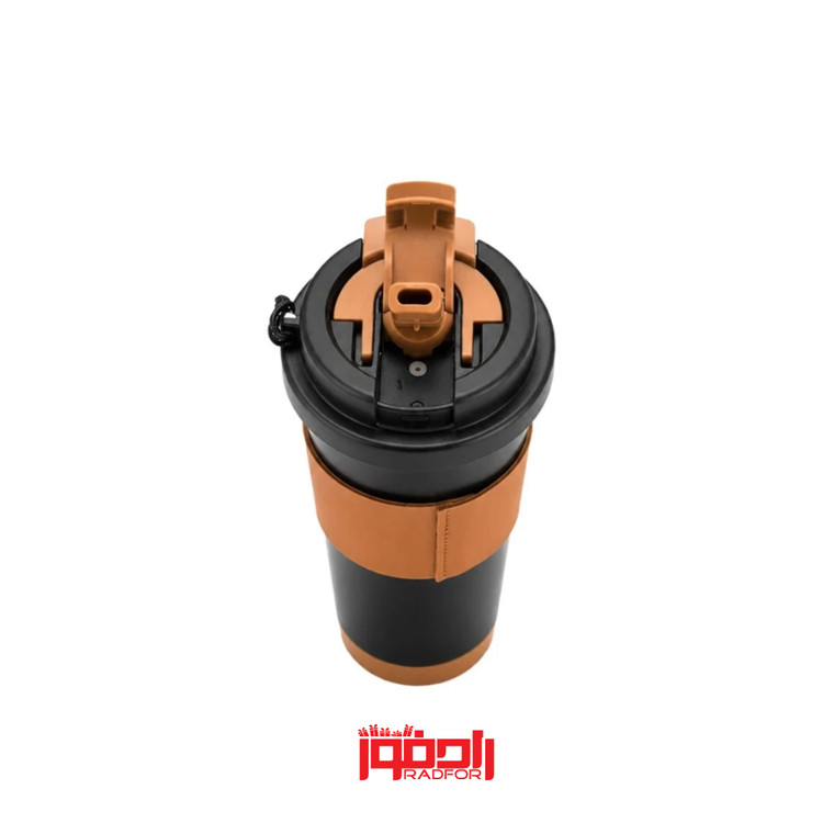 تراول ماگ 550میل دور چرم دو حالته کافیCoffee