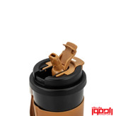 تراول ماگ 550میل دور چرم دو حالته کافیCoffee